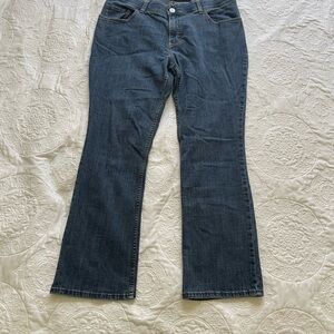 Lee Dark Blue Women's Flare Jeans